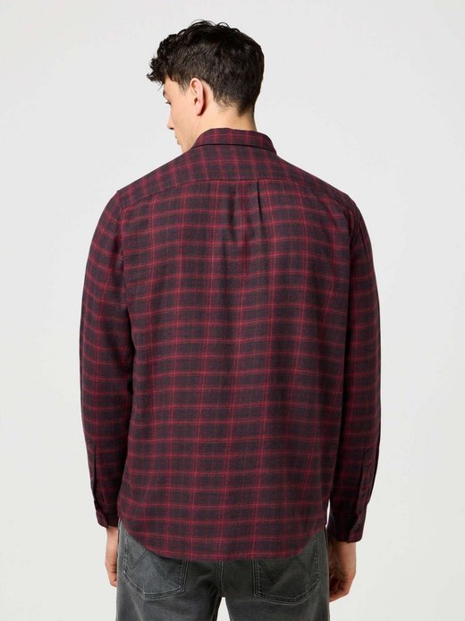 Herren Langarmhemd - 1 Pkt Flannel