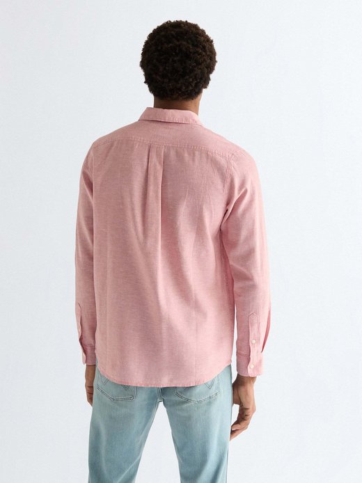 Herren Langarmhemd - 1 Pocket