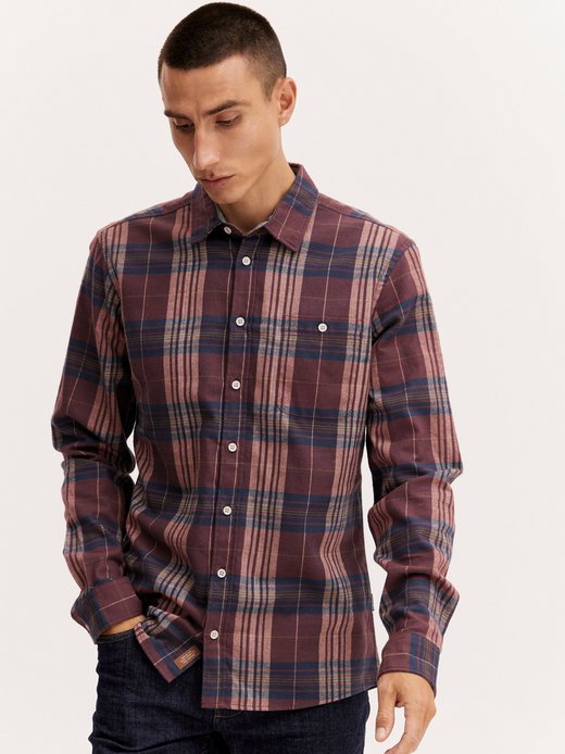 Herren Langarmhemd - BHKarohemd