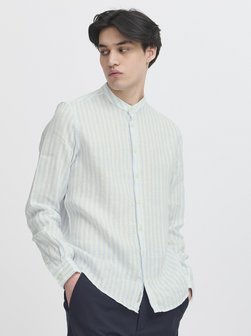 Artikelbild Herren Langarmhemd - CFANTON von CASUAL FRIDAY in hellblau gestreift