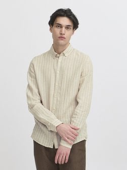 Artikelbild Herren Langarmhemd - CFDALLAS von CASUAL FRIDAY in beige gestreift