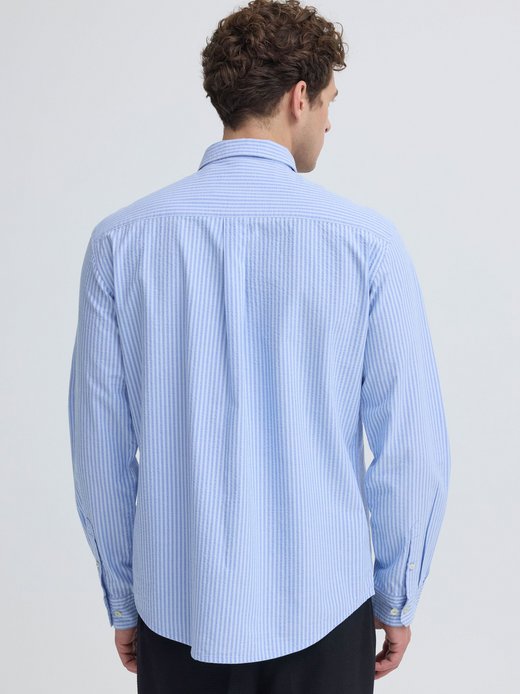 Herren Langarmhemd - CFJaevon Seersucker