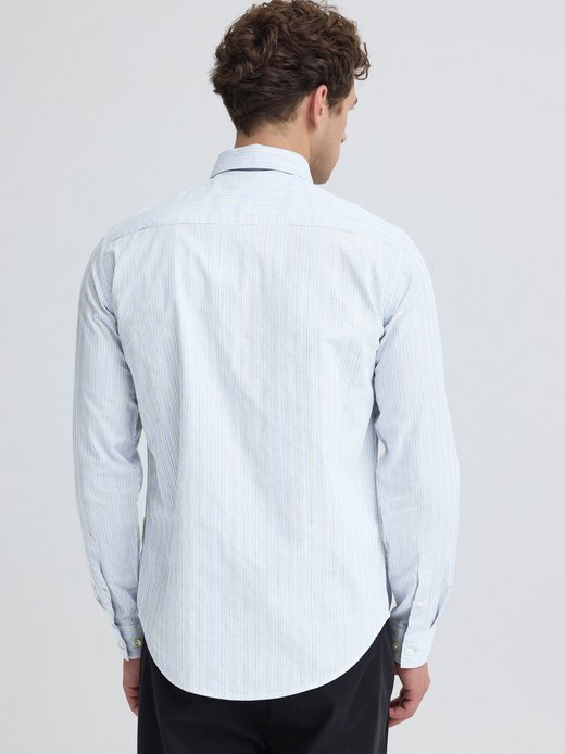 Herren Langarmhemd - CFOrlyn Striped
