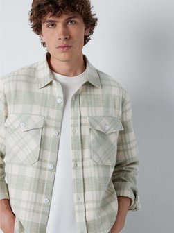 Herren Langarmhemd - Check