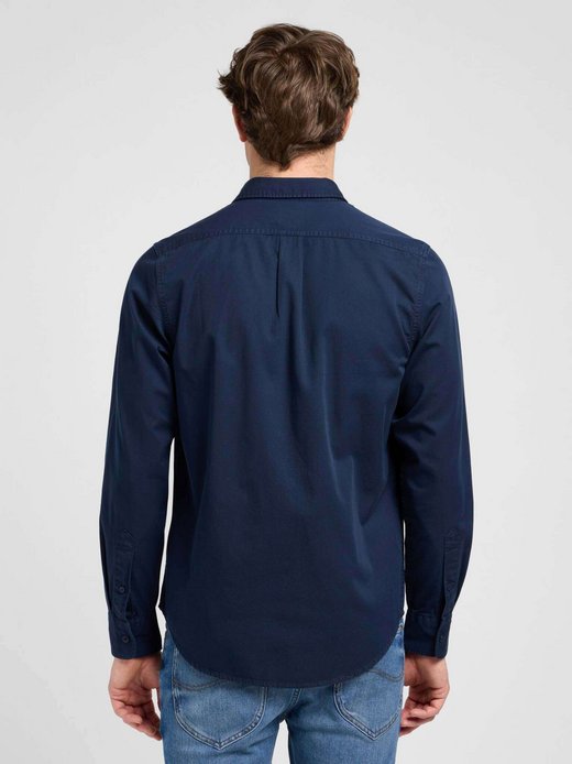 Herren Langarmhemd - Patch