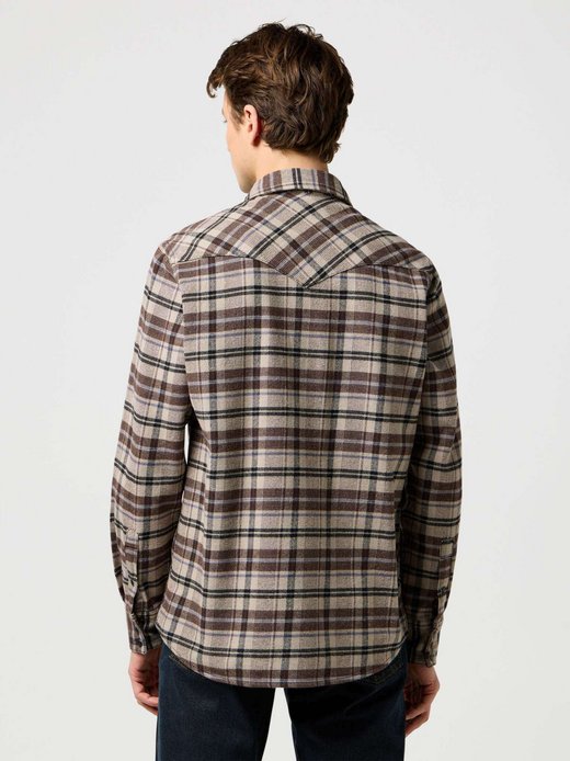 Herren Langarmhemd - Western