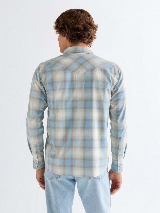 Herren Langarmhemd - Western