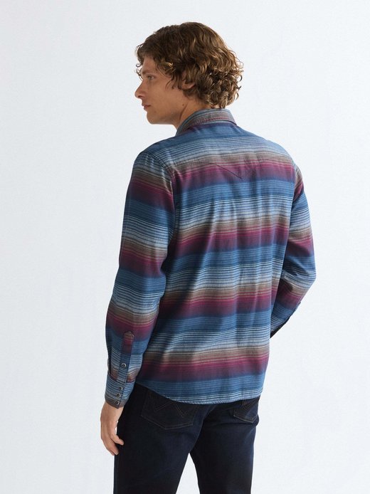 Herren Langarmhemd - Western