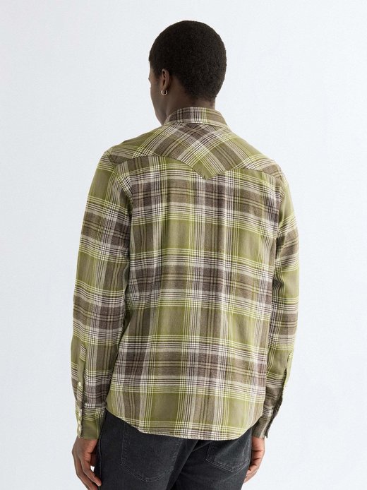 Herren Langarmhemd - Western