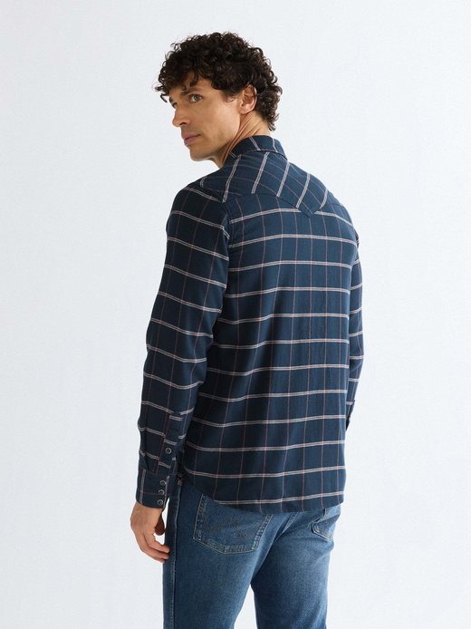 Herren Langarmhemd - Western
