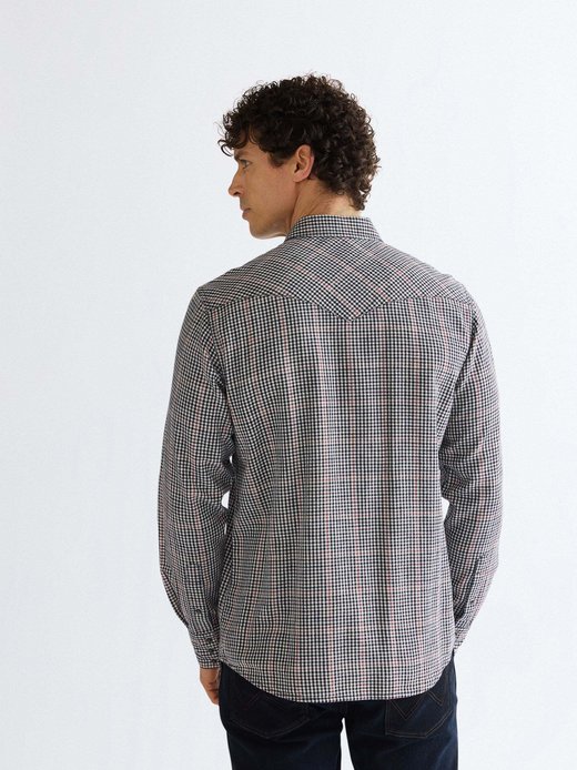 Herren Langarmhemd - Western