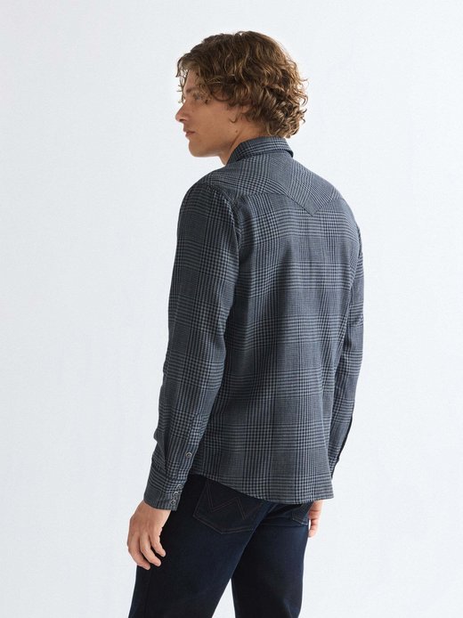 Herren Langarmhemd - Western