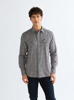Herren Langarmhemd - Western