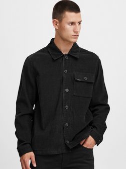 Artikelbild Herren Langarmhemd von BLEND in schwarz uni