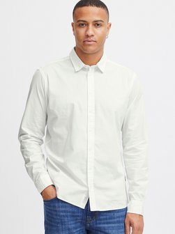 Artikelbild Herren Langarmhemd von BLEND in weiß uni
