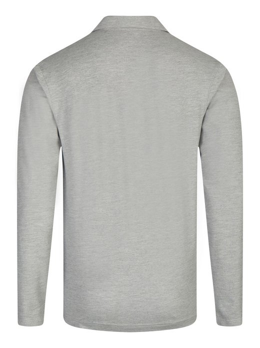 Herren Langarmpolohemd