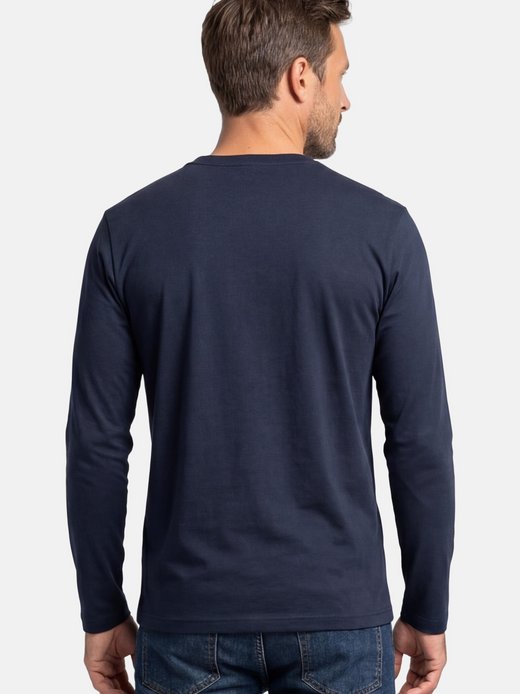 Herren Langarmshirt - 3er Pack Basic