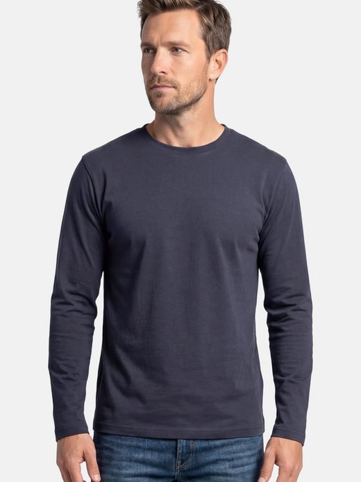 Herren Langarmshirt - 3er Pack Basic