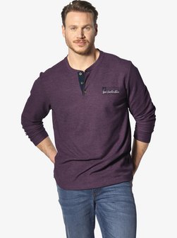 Artikelbild Herren Langarmshirt - IVOR von Jan Vanderstorm in lila uni