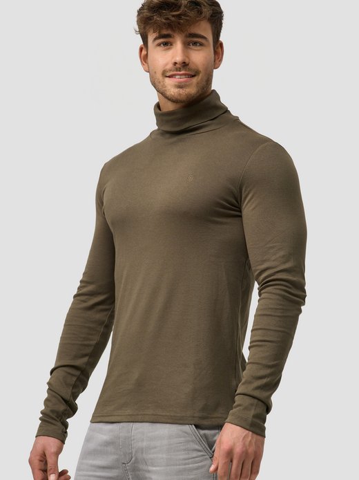 Herren Langarmshirt Rollkragen - Eagon