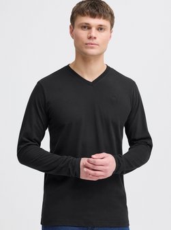 Artikelbild Herren Langarmshirt - SDODIFAN von Solid in schwarz uni