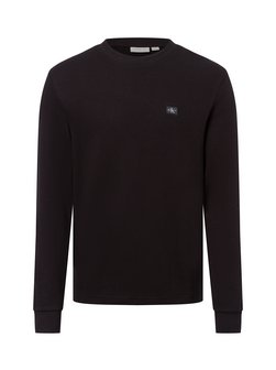 Artikelbild Herren Langarmshirt von Calvin Klein Jeans in schwarz strukturiert