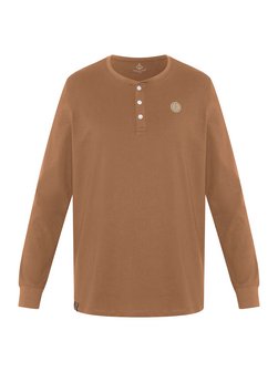 Artikelbild Herren Langarmshirt von Navigator in braun uni