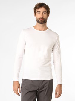 Artikelbild Herren Langarmshirt von Nils Sundström in weiß uni