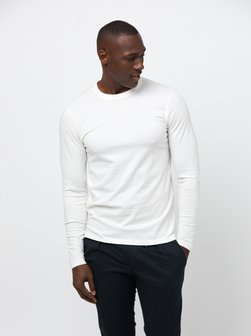 Artikelbild Herren Langarmshirt von Profuomo in weiß uni