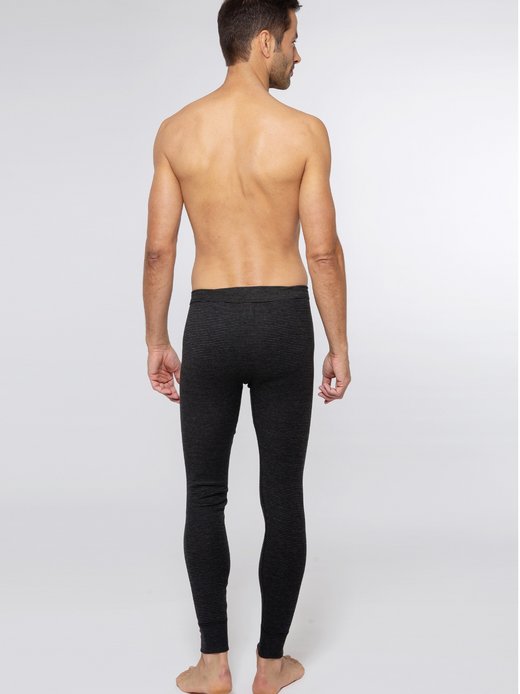 Herren Lange Unterhose Jeans Feinripp