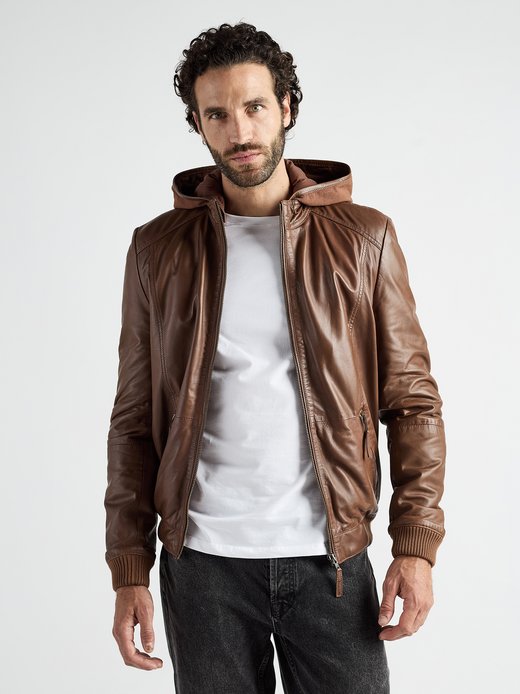 Herren Lederblouson