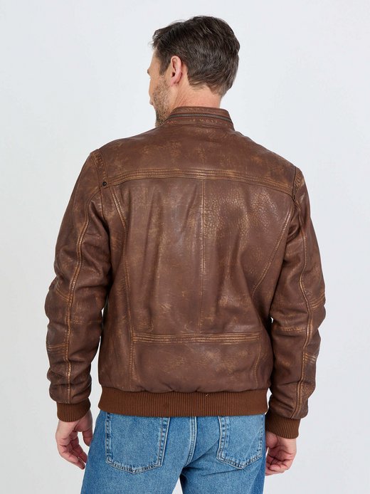 Herren Lederblouson