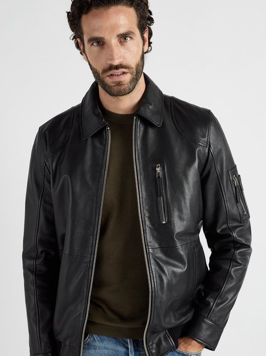 Herren Lederblouson