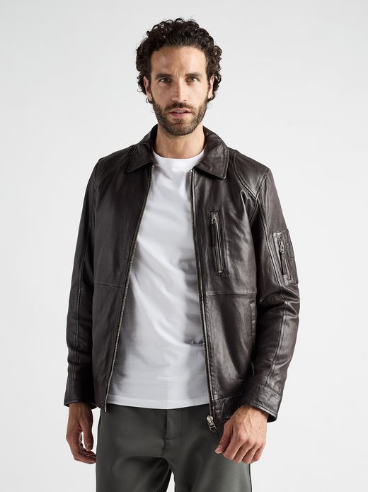 Herren Lederblouson