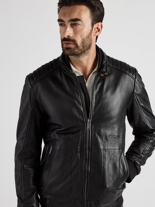 Herren Lederblouson