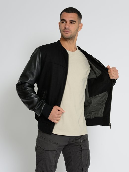 Herren Lederblouson
