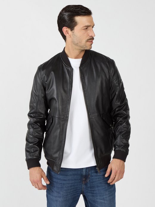 Herren Lederblouson