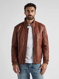 Herren Lederblouson