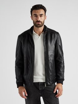 Herren Lederblouson