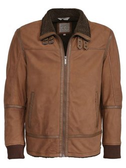 Artikelbild Herren Lederjacke 3102244 von JCC in braun uni