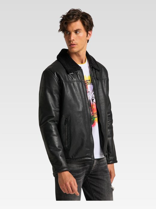 Herren Lederjacke  -  B72