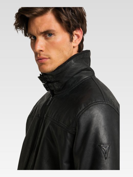 Herren Lederjacke  -  B72