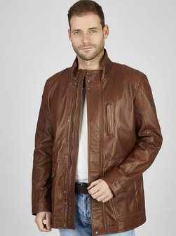 Artikelbild Herren Lederjacke - BUANDIAMO von Bugatti in cognac uni