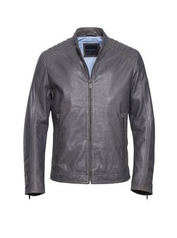 Artikelbild Herren Lederjacke - BUAPOLLO von Bugatti in grau uni
