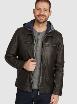 Herren Lederjacke - BUAURELINO