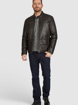 Artikelbild Herren Lederjacke - BUBosley von Bugatti in schwarz uni