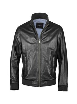 Artikelbild Herren Lederjacke - BUGiacomo von Bugatti in schwarz uni