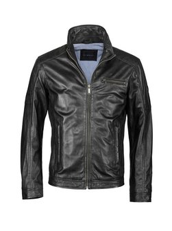 Artikelbild Herren Lederjacke - BUQuentino von Bugatti in schwarz uni