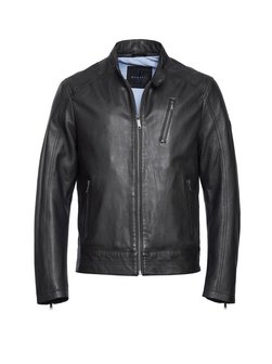 Artikelbild Herren Lederjacke - BURUBIO von Bugatti in schwarz uni