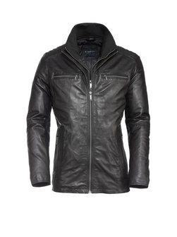 Artikelbild Herren Lederjacke - BUTIZIANO von Bugatti in schwarz uni